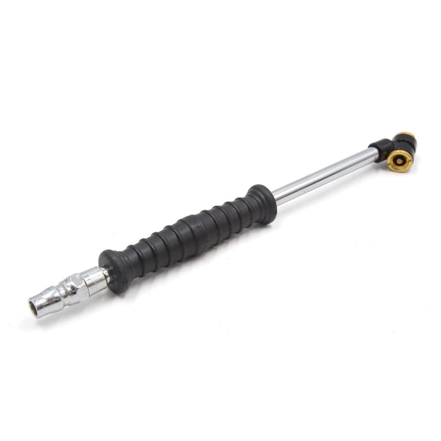 26cm Longitud de La Manguera Caucho Mango Principal Doble Válvula de Neumático del Cabezal para Inflador con Aire para El Vehículo Coche