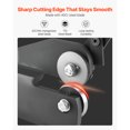 thumbnail image 2 of KFFKFF Sheet Metal Shear, Throatless Rotary Hand Shear, 16 Gauge Mild Steel Sheet Cutter with 0.06 in Capacity, with Solid Construction, Mounting Type, 2 of 8