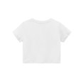 thumbnail image 5 of Lumtrix Girls Crop Tops Short Sleeve T-Shirts for Girl Crew Neck Basic Tee Size 2-14 Years White 150, 5 of 9