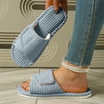 thumbnail image 4 of Willtoo Women's Orthopedic Slippers with Arch Support Comfy Adjustable Memory Foam Open Toe House Slippers Bedroom Shoes for Plantar Fasciitis Indoor Outdoor, 4 of 4