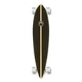 thumbnail image 2 of Yocaher Longboard Skateboard complete Pintail Cruiser 40" x 9" w/Premium Black grip tape, heavy duty Aluminum Alloy truck, 71mm longboard Wheels - Crest Burgundy, 2 of 7