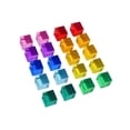 thumbnail image 4 of 20 bloques de construcción acrílicos transparentes arcoíris para desarrollar habilidades motoras finas, bloques creativos universales para niños y, 4 of 10