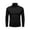 Black, variant on QSXADF Men's Winter Base Layer Shirts Pullover Sweaters Solid Regular High Neck Crossing Collar Long Sleeve Thermal Base Layer For Indoor Outdoor Warm Wear Men's Fall Winter Tops