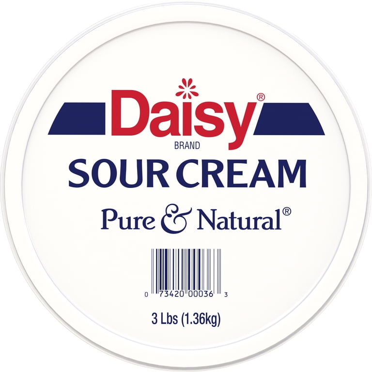 Daisy Sour Cream 48 oz Tub Pure Cultured Cream No Artificial