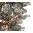 thumbnail image 2 of Vickerman 7.5' Silver Upside Down Artificial Christmas Tree, Unlit, 2 of 2