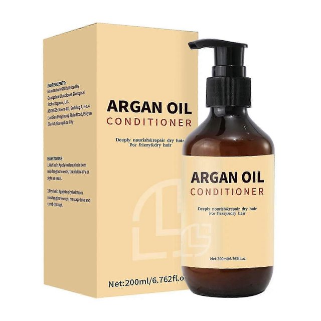 Argan Oil Conditioner - Sulfate Free Moroccan Argan Oil with Keratin, Anti-Frizz Hair Repair For Curly, Straight, Dry and Damaged Hair