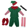 thumbnail image 4 of Disfraz de Duende Hugo Conjunto de Ropa de Navidad para Hombres 90cm, 4 of 7