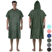 Flyingstar Surf Towel Robe, Quick Dry Beach Wetsuit, Bath Poncho, Surfing Swimming Bathing Unisex