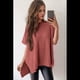 thumbnail image 4 of Suéter Holgado de Corta con Hombros Caídos para Mujer, Color Coral, Talla XL, 4 of 9