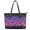 Bat Pattern, variant on POLERO PU Leather Saddle Handbag with Practicality Large Capacity Tote Bag for Shopping, Dragonfly and Floral Pattern Top Handle Tote Bag