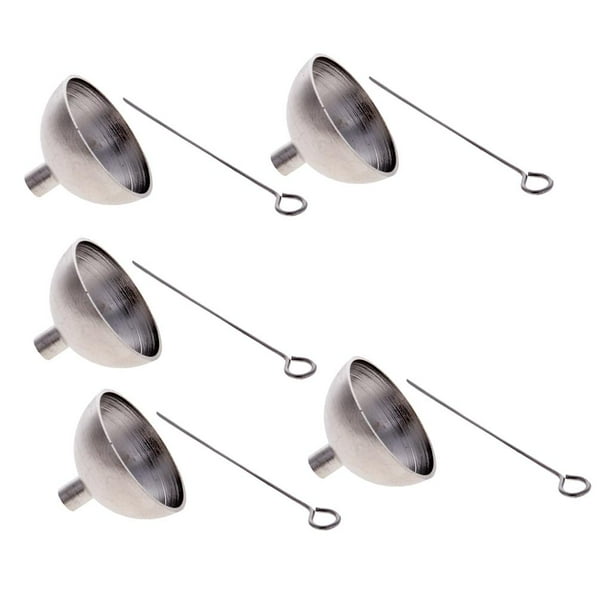 5x Mini Embudo de material acero Inoxidable para Llenar Botella Aceite Esencial Perfume Herramienta funciones