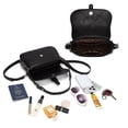 thumbnail image 4 of Wrangler Purse for Women Stylish Shoulder Bag Handbag Crossbody Bag Trendy Western Design Durable Leather, Black, 4 of 7