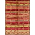 thumbnail image 1 of Ahgly Company Machine Washable Indoor Rectangle Industrial Modern Orange Area Rugs, 7' x 9', 1 of 7
