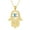 Blue, variant on SISGEM Evil Eye Hamsa Hand Necklace 18K Gold Plated Evil Eye Pendant with Natural Gemstone Jewelry Gifts for Women