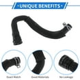thumbnail image 4 of Unique Bargains 1 Pc Heater Hose for Land Rover Range Rover Evoque 2.0L L4 2012-2017 Good Sealing Rubber Black Engine Water Inlet Tube, 4 of 7