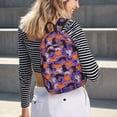 thumbnail image 5 of Vsdgher Halloween Black Cats Print Canvas Backpack Travel Rucksack Unisex Knapsack 15.7/17.7Inch Laptop Backpack for Work,College-Small, 5 of 5