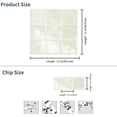 thumbnail image 5 of DEWOO Peel and Stick Tile Backsplash, 12”×12”Stick on Backsplash for Kitchen, Self Adhesive Tile Stickers for Kitchen Backsplash and Bathroom(10 Sheets), 5 of 15