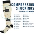 thumbnail image 4 of FREEAMG Swan Compression Socks for Women and Men, 1 Pair, 4 of 7