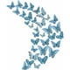 thumbnail image 1 of 36 piezas de decoración de adhesivos de pared de mariposa índigo hueca, adhesivo de pared extraíble. TUNC Sencillez, 1 of 5