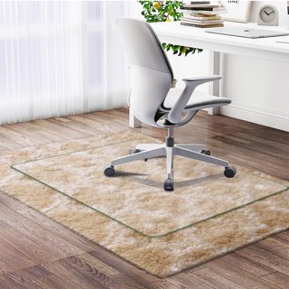 Lorell chairmat tempered online glass