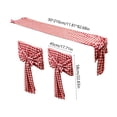 thumbnail image 2 of 2026 Christmas Indoor Home Decor Red And Black Checkered Table Runners And Chair Covers For Christmas Dining Room Decor And Christmas Scene Props, 2 of 5