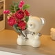 thumbnail image 5 of Ramo de Flores Artificiales para Exterior | Rosas de Seda Sintética con Tallos de Hierro Ajustables | Arreglo Floral de Plástico Duradero En Rojo, Rosa, Beige y Morado para Jardín, Patio, Porche, Ven, 5 of 6