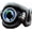 Blue, variant on Men's Stainless Steel Vintage Domineering Ghost Devil's Eye Round Cut Bloody Gemstone Snake Biker Ring