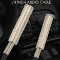 thumbnail image 4 of 3pcs 6.35mm 1/4 Inch Stereo Splitter Cable Adapter Lead Plug to Double 6.35mm Sockets, 4 of 7