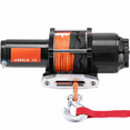thumbnail image 5 of ATV UTV Winch 4500 lb Electric, Synthetic Rope Waterproof Remote Control, 12V Off Road Winch for Recovery, Heavy Duty Winch for Trucks, 5 of 5