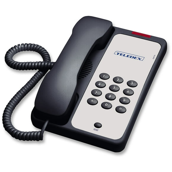 TELEMATRIX 3100 series 1-line/ no memory button/ no speakerphone option/ color: Black/ Ash (2/Pack)
