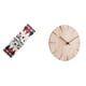 thumbnail image 1 of Camino De Mesa De Invierno De Temporada Y Reloj De Pared Creativo De Madera Maciza, Regalo Decorativo Para Fiestas, Decoración De Gabinetes De Restaurantes, Oficinas Y Casas De Campo., 1 of 8