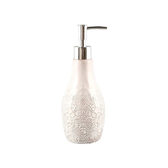 360ML Vintage Embossed Dispenser Bottle Household Shampoo Dispenser Bottle Hotel Shower Gel Press Soap Dispenser