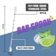 thumbnail image 2 of Cuchara mezcladora de cóctel en espiral larga de acero inoxidable, cuchara de barra con mango largo, cuchara para hielo, cuchara mezcladora de doble punta, 2 of 5