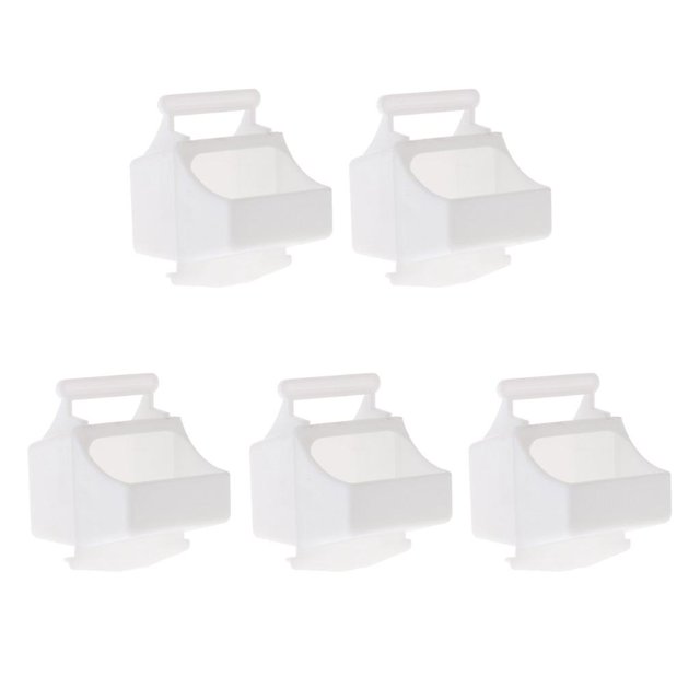 5 Pieza Alimentador Cajas Alimentación Pájaros Accesorios de Animales Fácil de utilizar Elegante