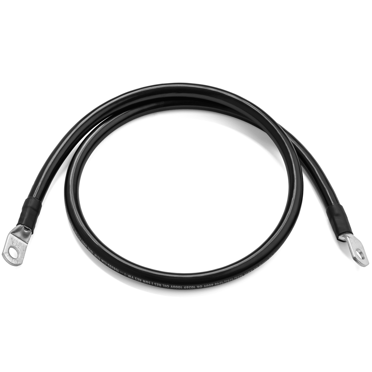 Spartan Power 4 AWG Battery Cables, 12-Inch, Heavy-Duty, Automotive Electrical Parts