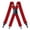Red, variant on SGFCWSX Men's X-Back Suspenders, Elastic Adjustable 4-Clip Formal Casual Black