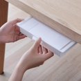 thumbnail image 1 of pitrice Sticky Table Tiroir Crayon Papeterie Boîte de Rangement avec Rangement pour Boîte de Finition d'Armoire Blanc, 1 of 9
