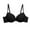 Black, variant on Jacenvly Women Bras Pack Clearance Lace No Underwire Stretchable Solid Push-Up Bra Bralettes for Women Breathable Soft Comfortable Woman'S Color Underwear Gathering Underwear Daily Bra