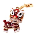 thumbnail image 2 of MERIGLARE Chinese Dance Lion Keychain Animal Keychains for Gift Party Supplies Car Key Red, 2 of 9