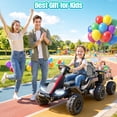 thumbnail image 3 of VIBESPARK 24V Ride on Toys with Remote Control, 3 in 1 Ride on Car, Ride on ATV for Kids with Trailer, 6 Wheel Kids Electric Car w/ Bluetooth, MP3, Music, Pink, 3 of 10