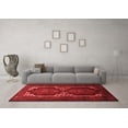 thumbnail image 3 of Ahgly Company Indoor Square Persian Red Traditional Area Rugs, 4' Square, 3 of 4