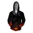 thumbnail image 2 of Sudadera con capucha y cremallera Cerberus Sudadera de invierno para hombre Ropa asequible Y2k Tiger Novedades en sudaderas y sudaderas Calidez Moderna Otoño, 2 of 5