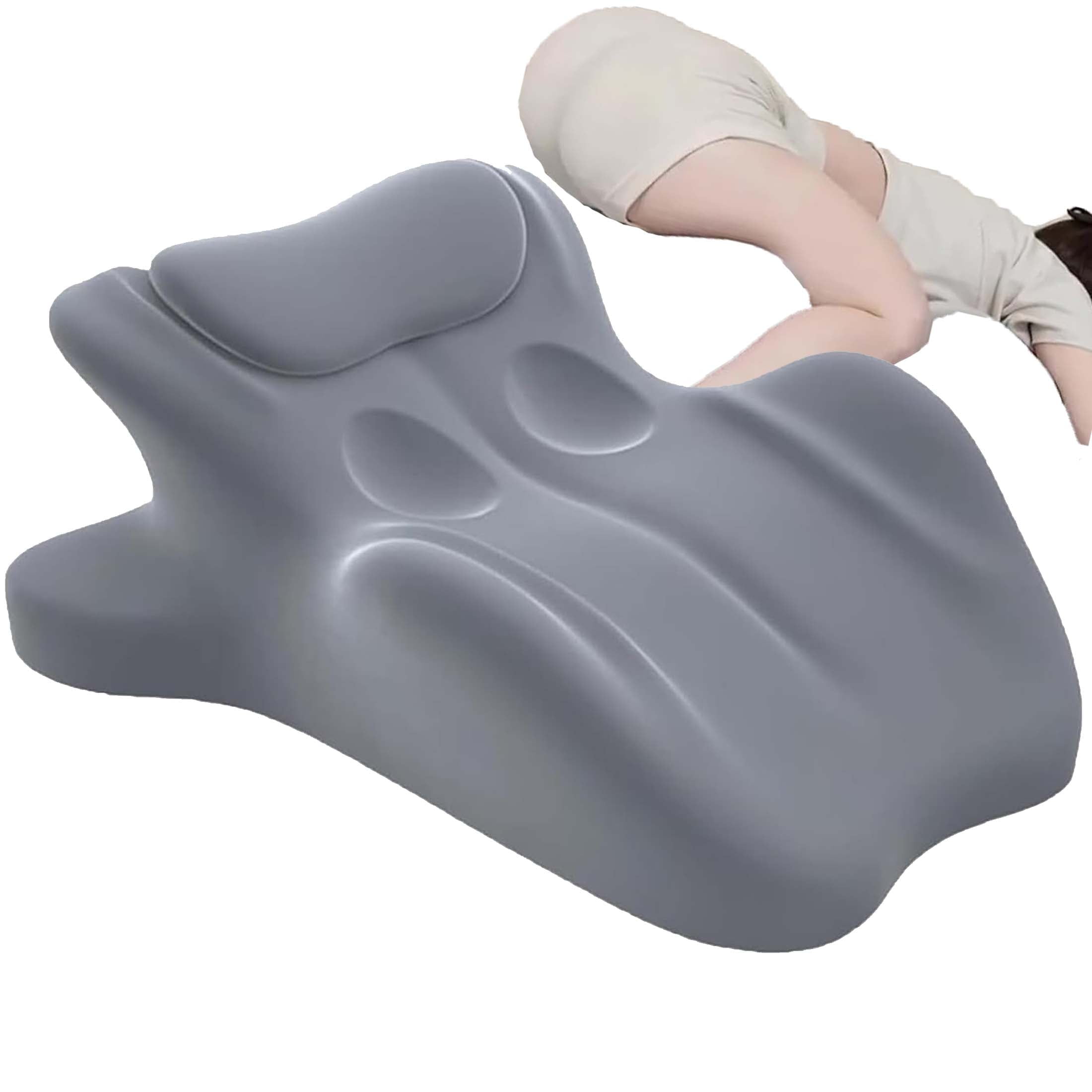 Arcova Oreiller Sweet Spot, Oreiller En Mousse à Mémoire De Forme Angle 27° - Soutien Ergonomique Pour Soulagement Des Douleurs Dorsales, Intimité Des Couples, Reflux Acide & Lecture
