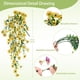 thumbnail image 2 of Flores artificiales colgantes Playieer, 6 ramos, resistentes a los rayos UV, 2 of 8