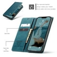 thumbnail image 4 of CaseMe Leather for iPhone 11 Pro Max Case, Flip Wallet Leather Case with Card Holder Magnetic Closure Shockproof Kickstand Protective Phone Cases Cover for iPhone 11 Pro Max,Blue, 4 of 12
