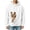 White&&100, variant on CONROSES Mens Corduroy Pet Pouch Hoodies Solid Long Sleeve Pullover Hoodie for Men Winter Puppy Cat Dog Hooded Sweatshirts with Pocket
