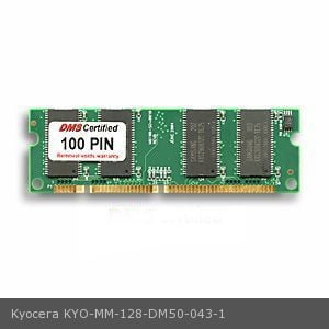 - DMS Compatible/Replacement for Kyocera MM-128 FS 9500DN 128MB DMS Certified Memory 100 Pin SDRAM 3.3V, 32-bit, 1k Refresh SODIMM (16X8) - DMS