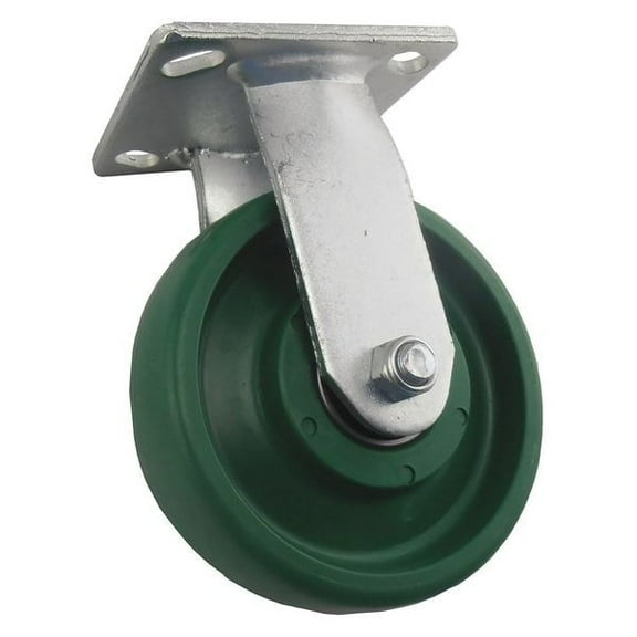 Manufacturer Varies Plate Caster,Rigid,Polyurethane,7 1/2"H 4DE81