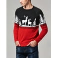 thumbnail image 4 of SSLR Ugly Christmas Sweaters for Men, Classic Xmas Holiday Crew Neck Pullover Sweater, 4 of 7