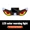 Red-Red-Yellow, variant on Car Rear Window Dynamic LED Display – Vampire Devil Eye Emoji Panel, Remote Controlled RGB Auto Decorative Light for Car Back Window & Truck Styling